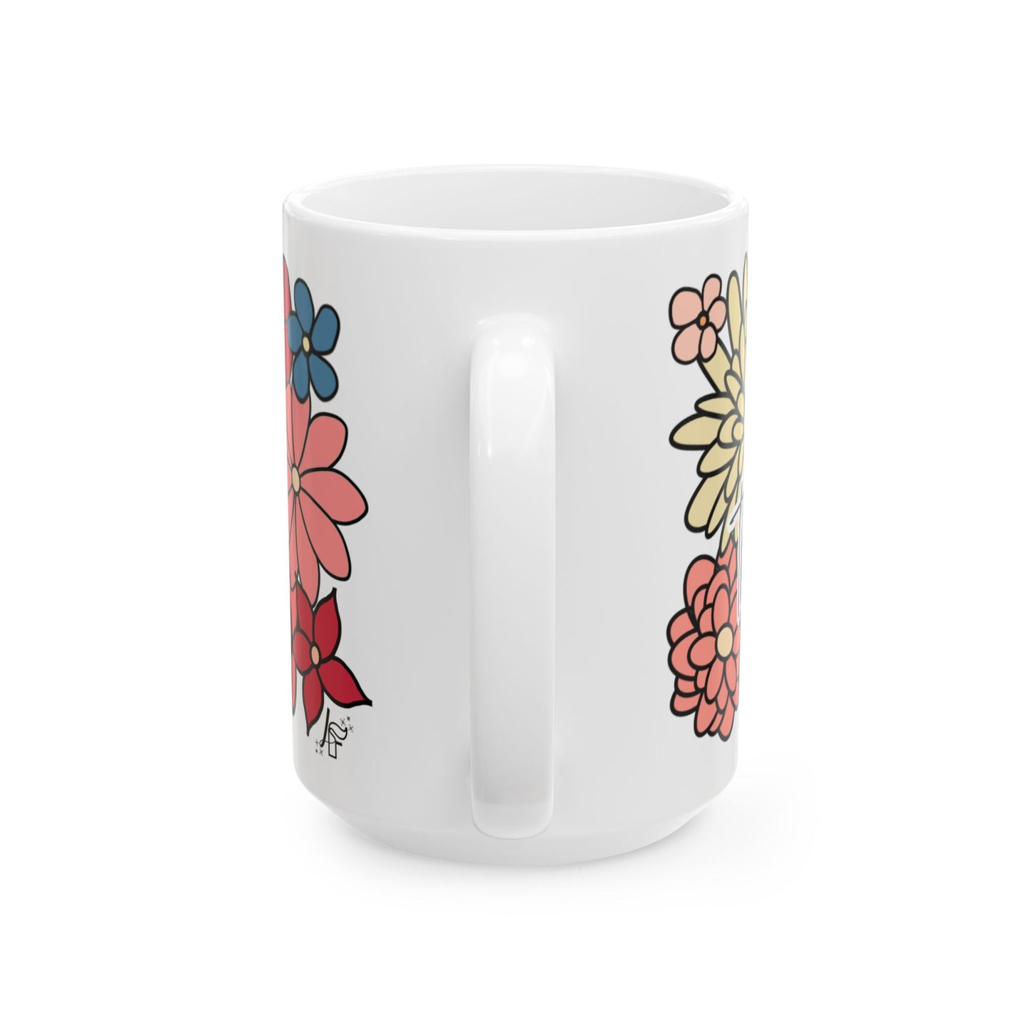 No Thank You Floral Mug