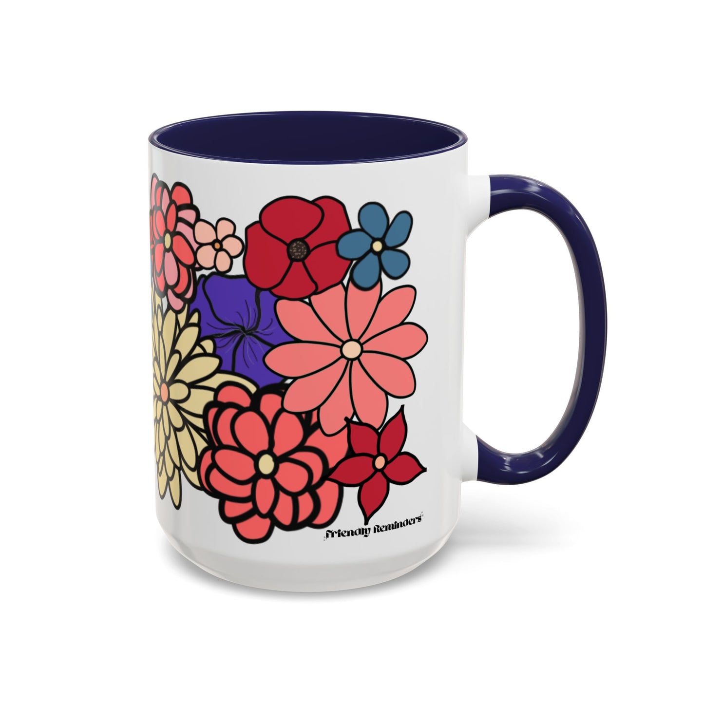 Stop Shoulding All Over Yourself Retro Floral Mug