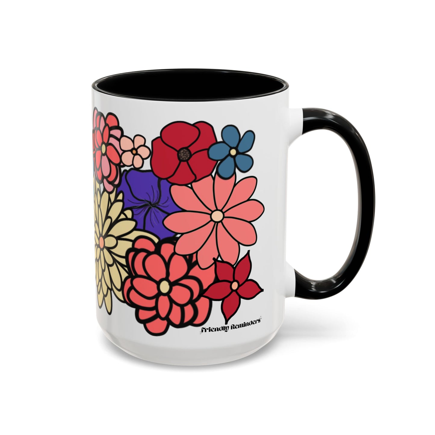 Stop Shoulding All Over Yourself Retro Floral Mug