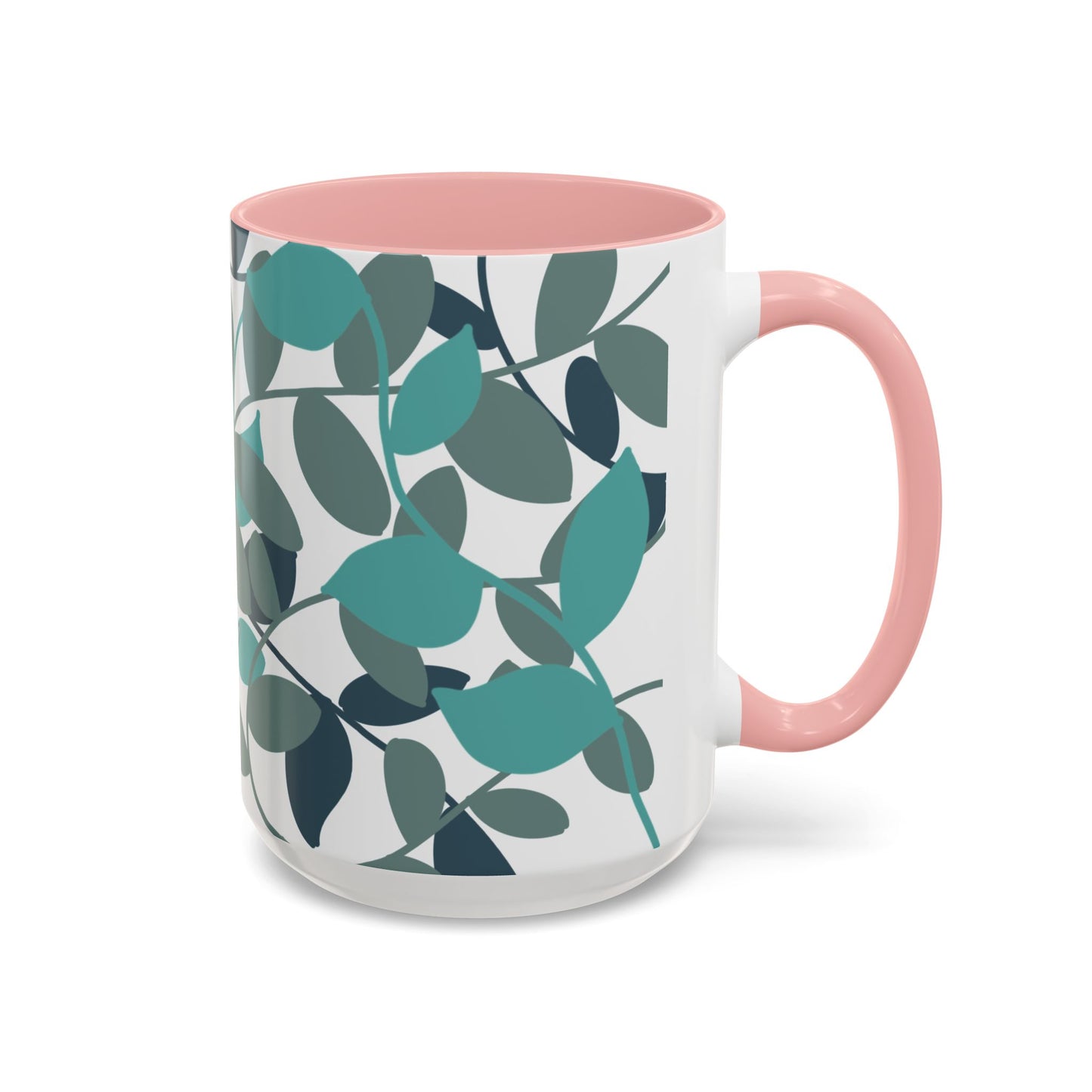 No Thank You Green Leaf Illustration Mug