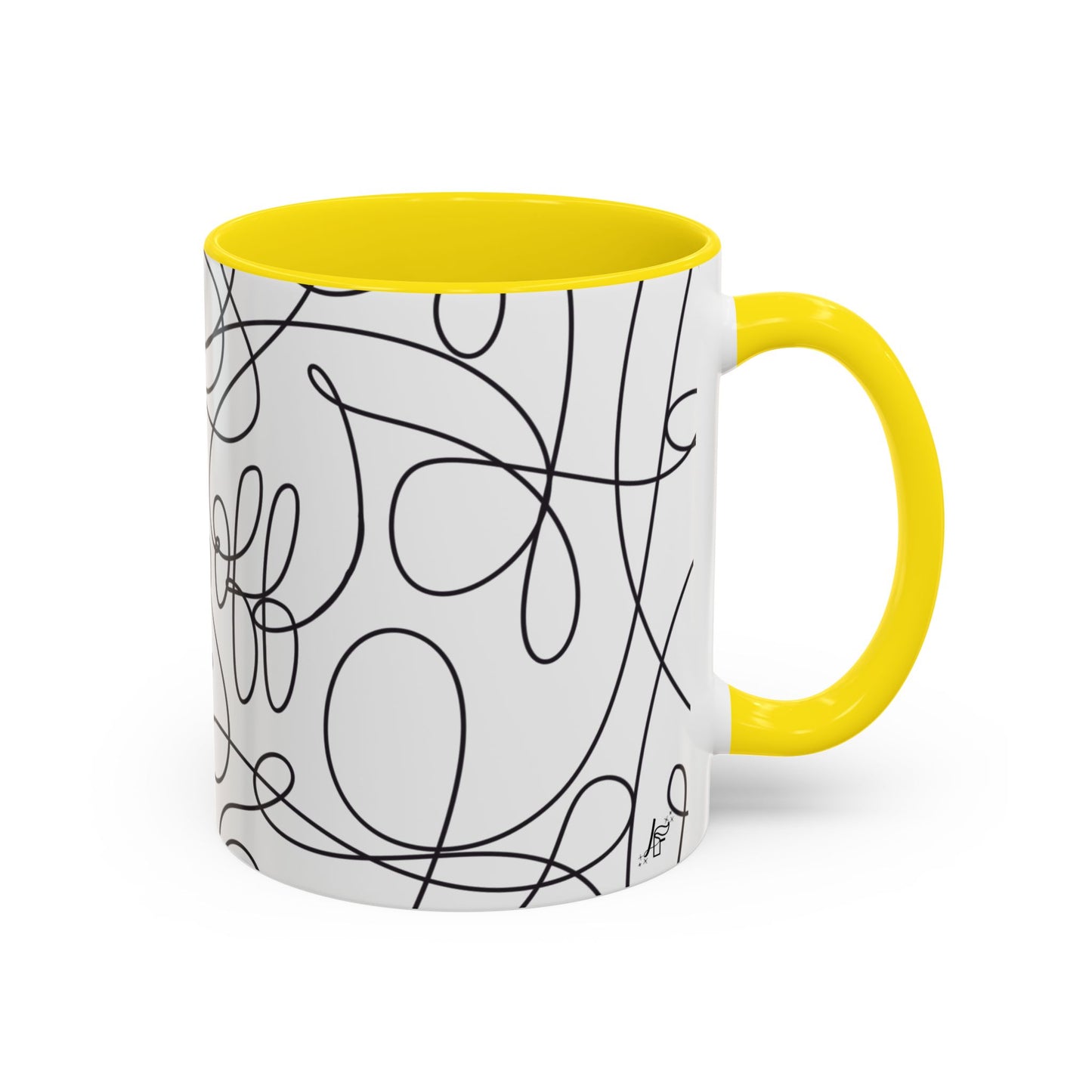 Fuck Off Cursive Line Art Mug
