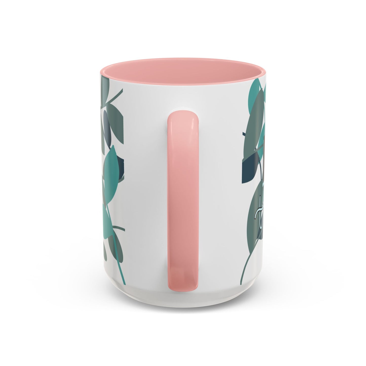 No Thank You Green Leaf Illustration Mug