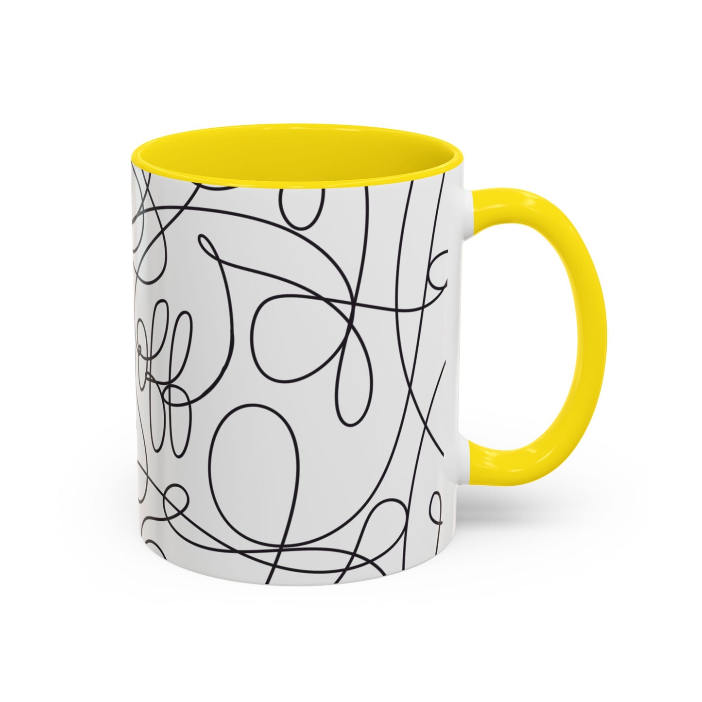 Fuck Off Cursive Line Art Mug