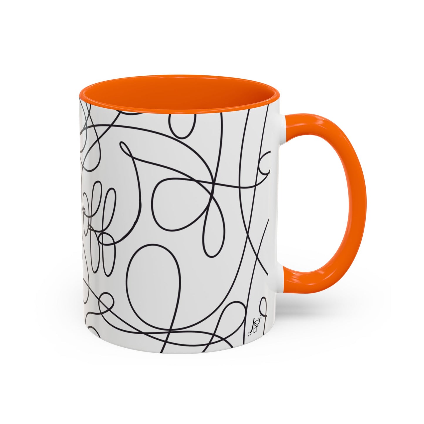 Fuck Off Cursive Line Art Mug