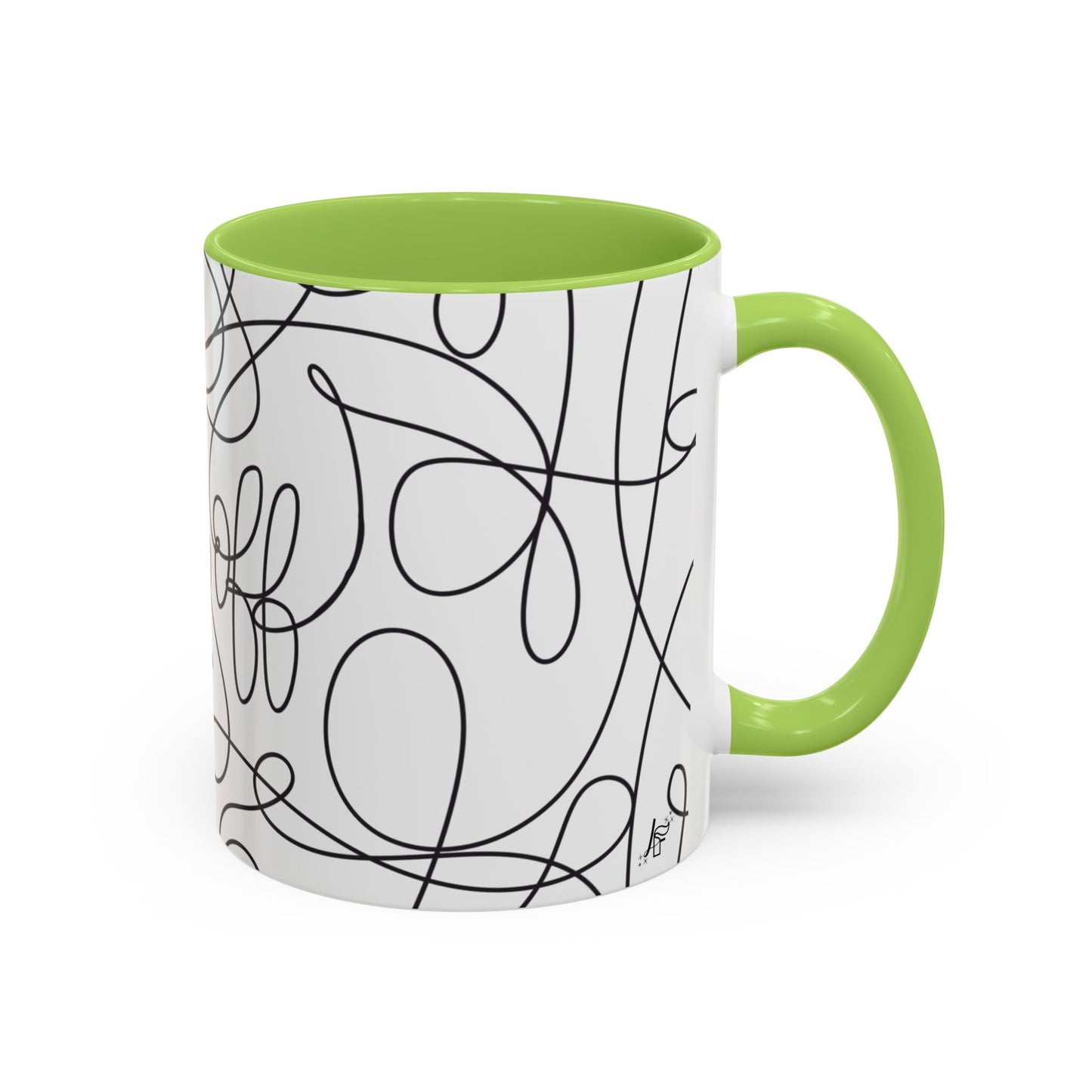 Fuck Off Cursive Line Art Mug
