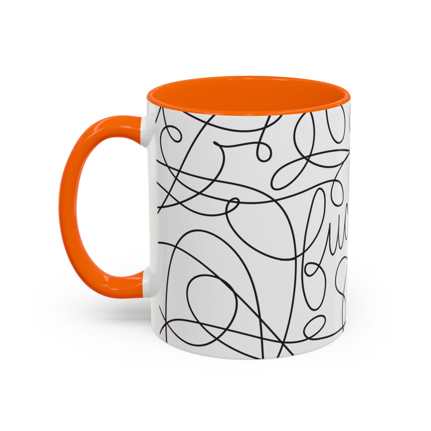 Fuck Off Cursive Line Art Mug