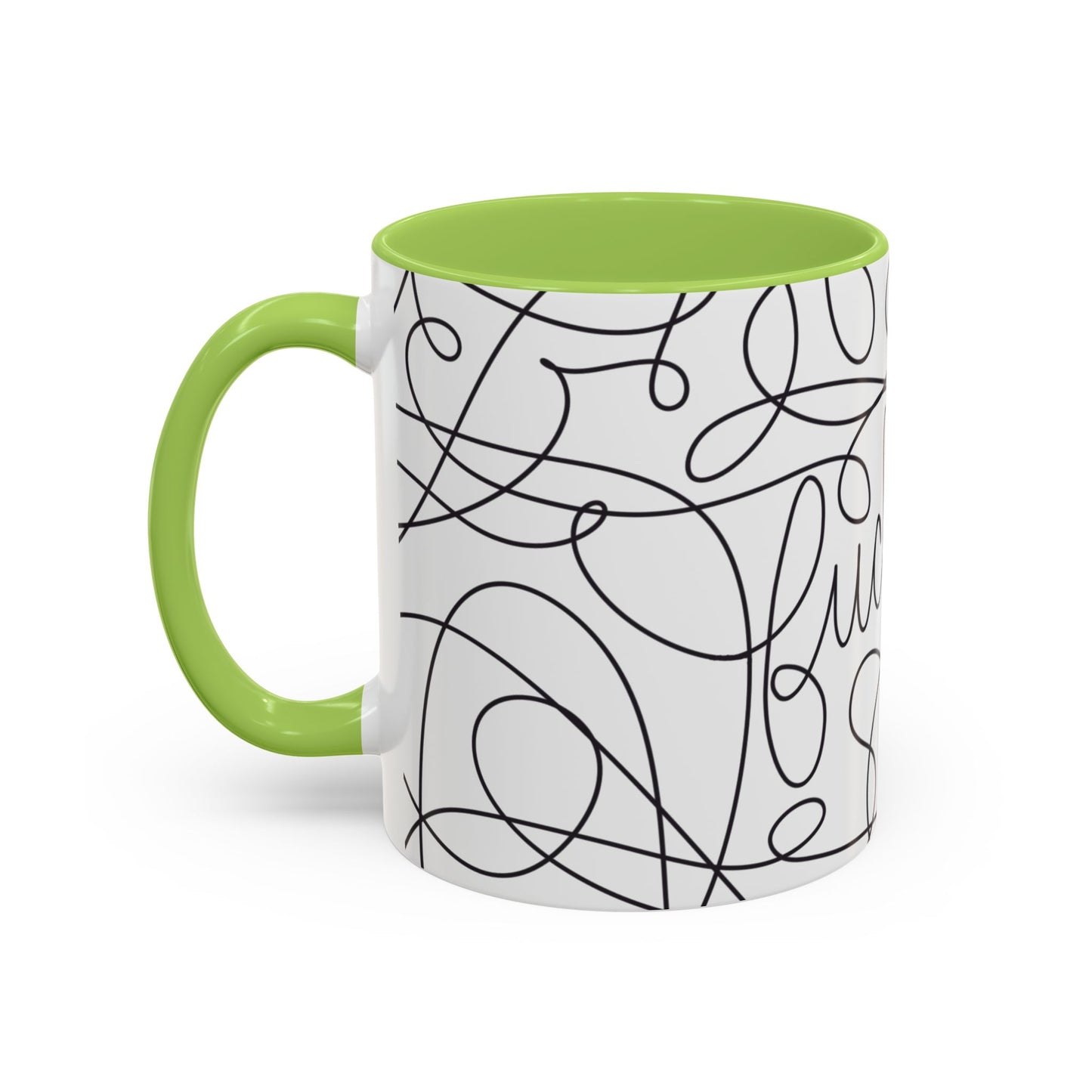 Fuck Off Cursive Line Art Mug