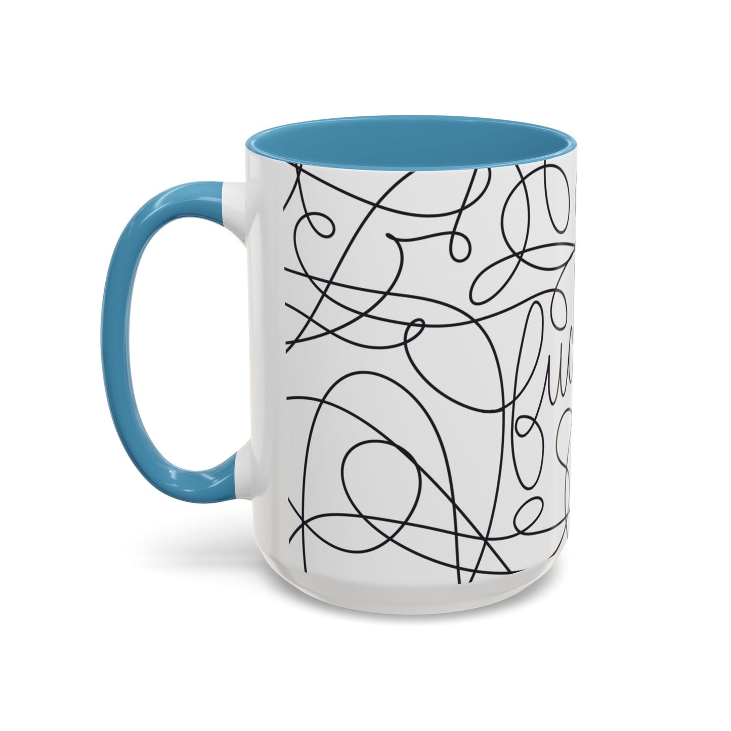 Fuck Off Cursive Line Art Mug
