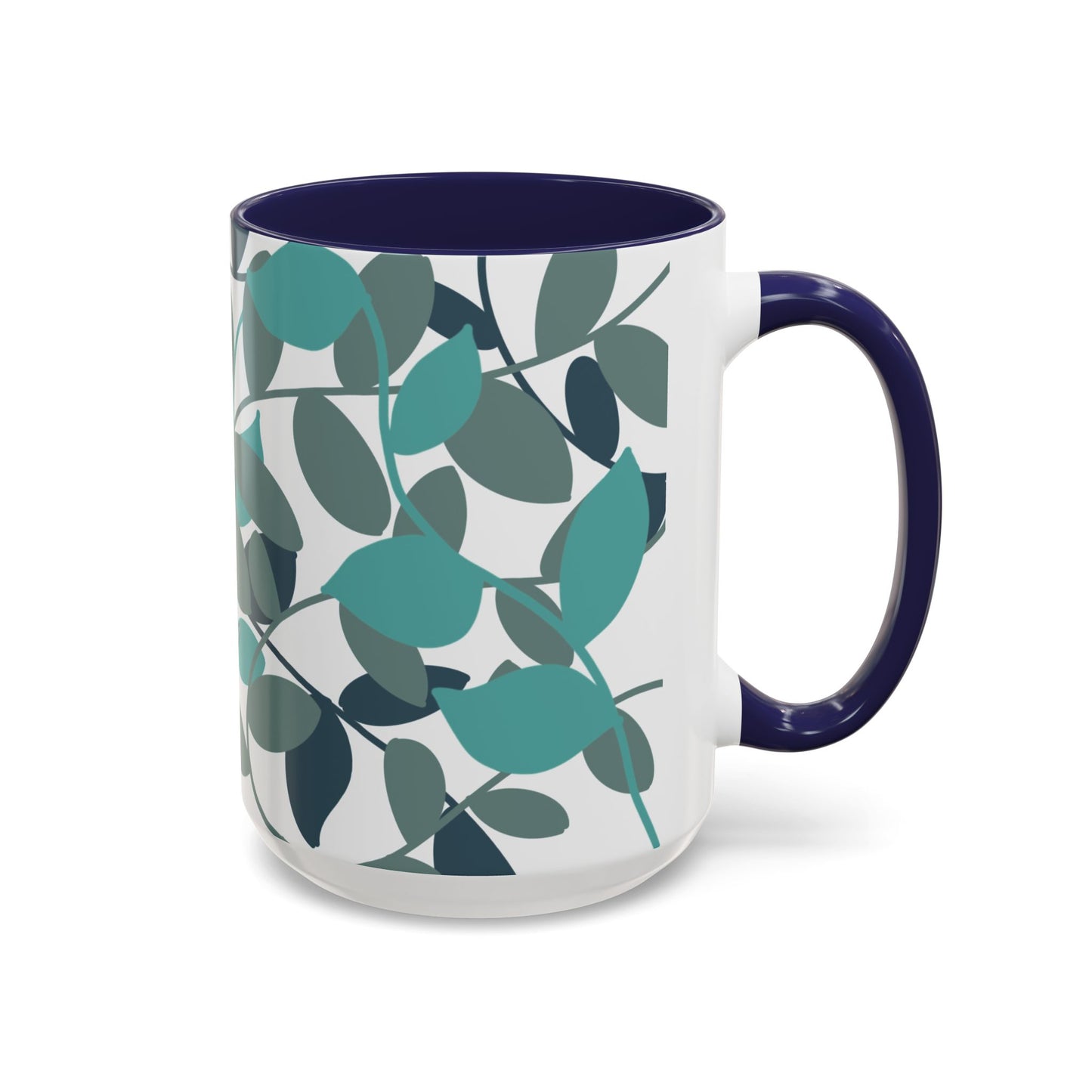 No Thank You Green Leaf Illustration Mug
