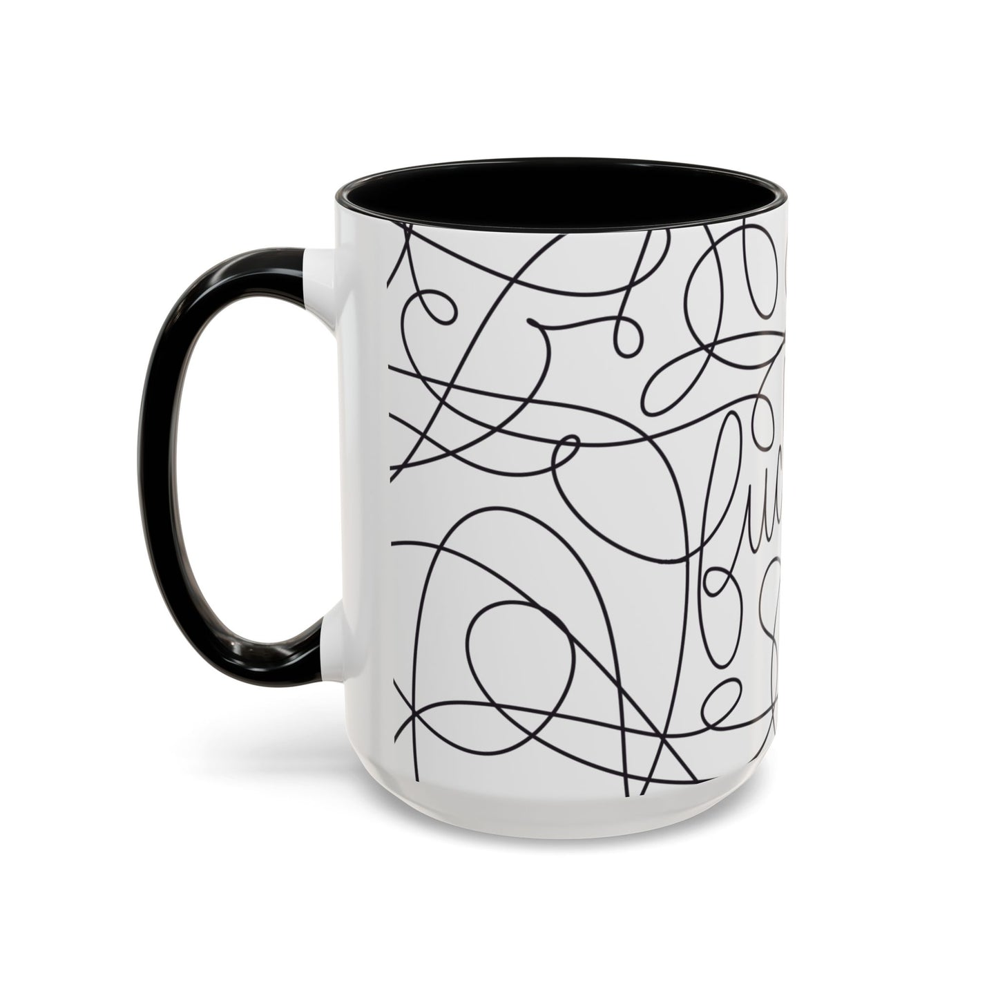 Fuck Off Cursive Line Art Mug