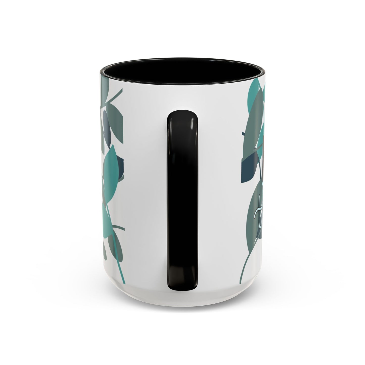 No Thank You Green Leaf Illustration Mug