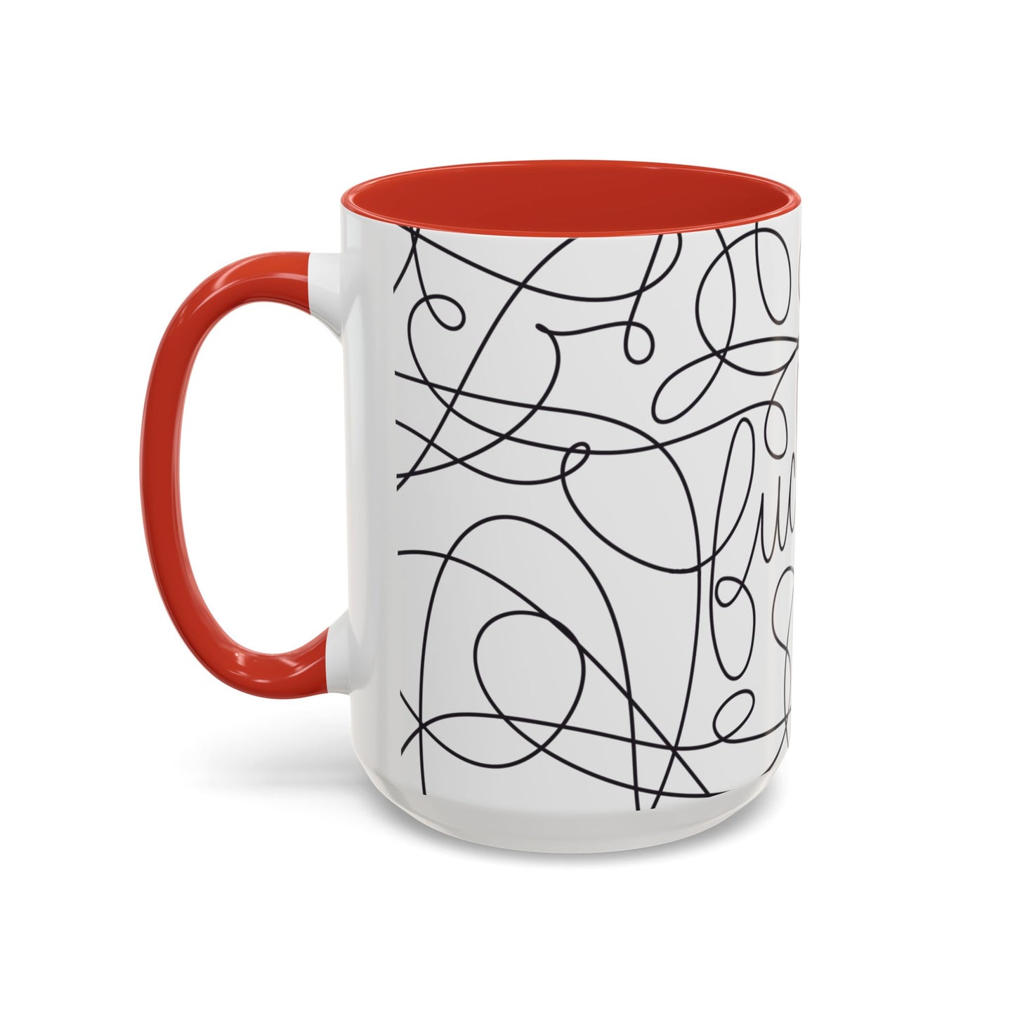 Fuck Off Cursive Line Art Mug