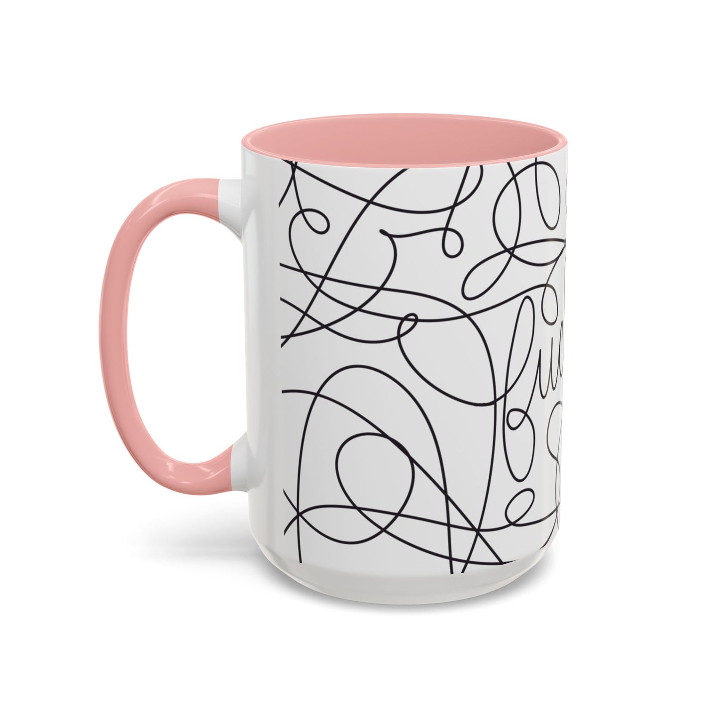 Fuck Off Cursive Line Art Mug