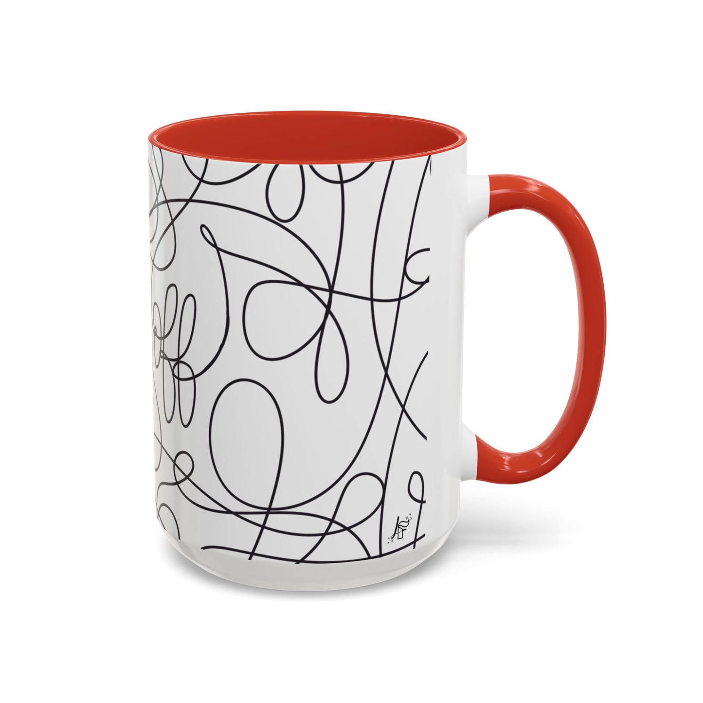 Fuck Off Cursive Line Art Mug