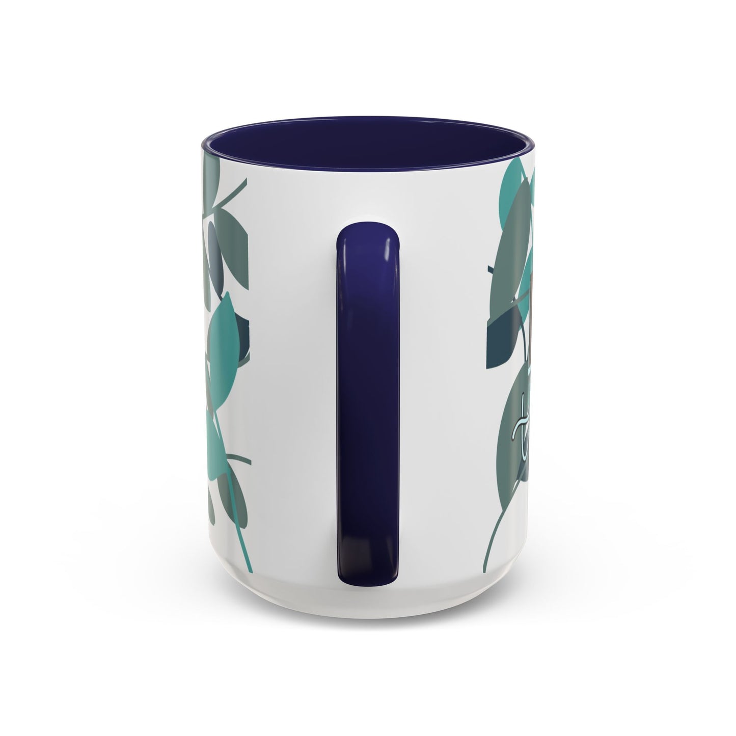 No Thank You Green Leaf Illustration Mug
